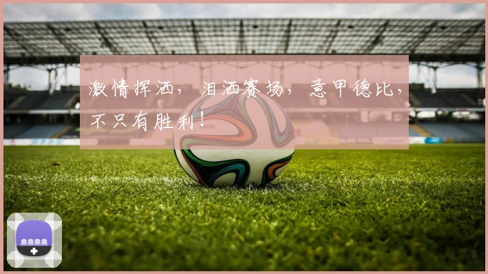 激情挥洒,泪洒赛场,意甲德比,不只有胜利!